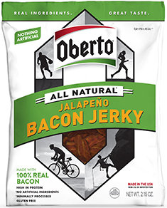 Image of All Natural Jalapeno Bacon Jerky packaging